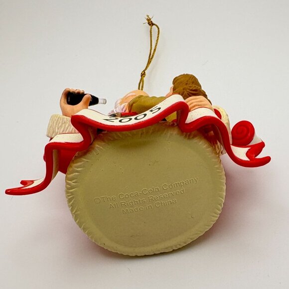 Coca-Cola Santa & Child Christmas Ornament 2005 Collectible - Picture 5 of 7